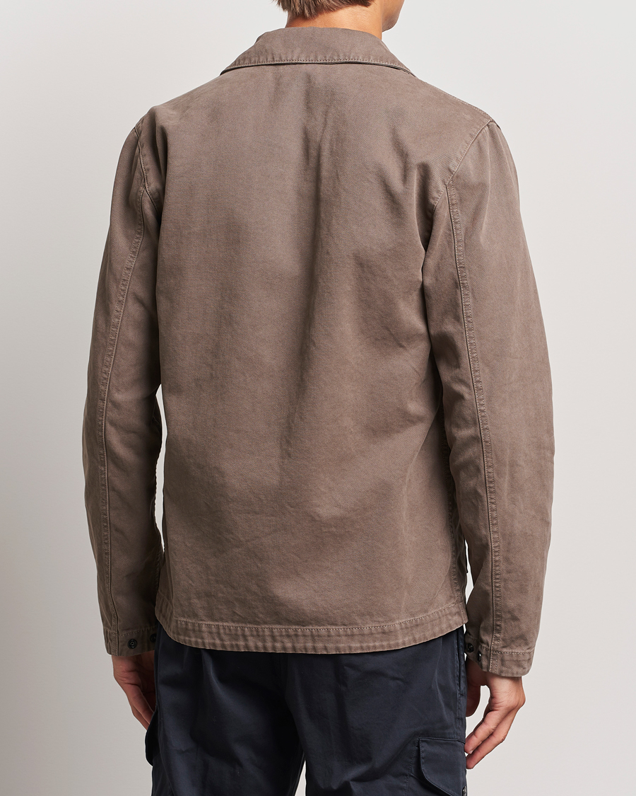 Herr | Skjortor | Stone Island | Panama Cotton Overshirt Walnut