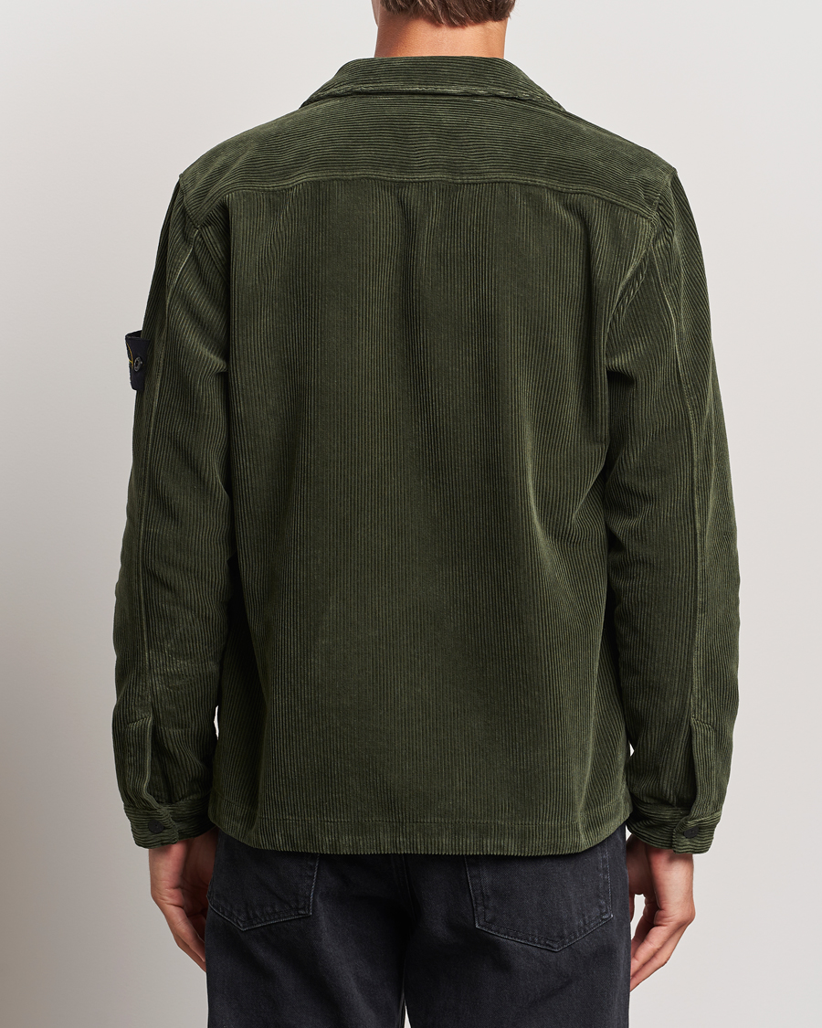 Herr | Skjortor | Stone Island | Garment Dyed Corduroy Overshirt Musk