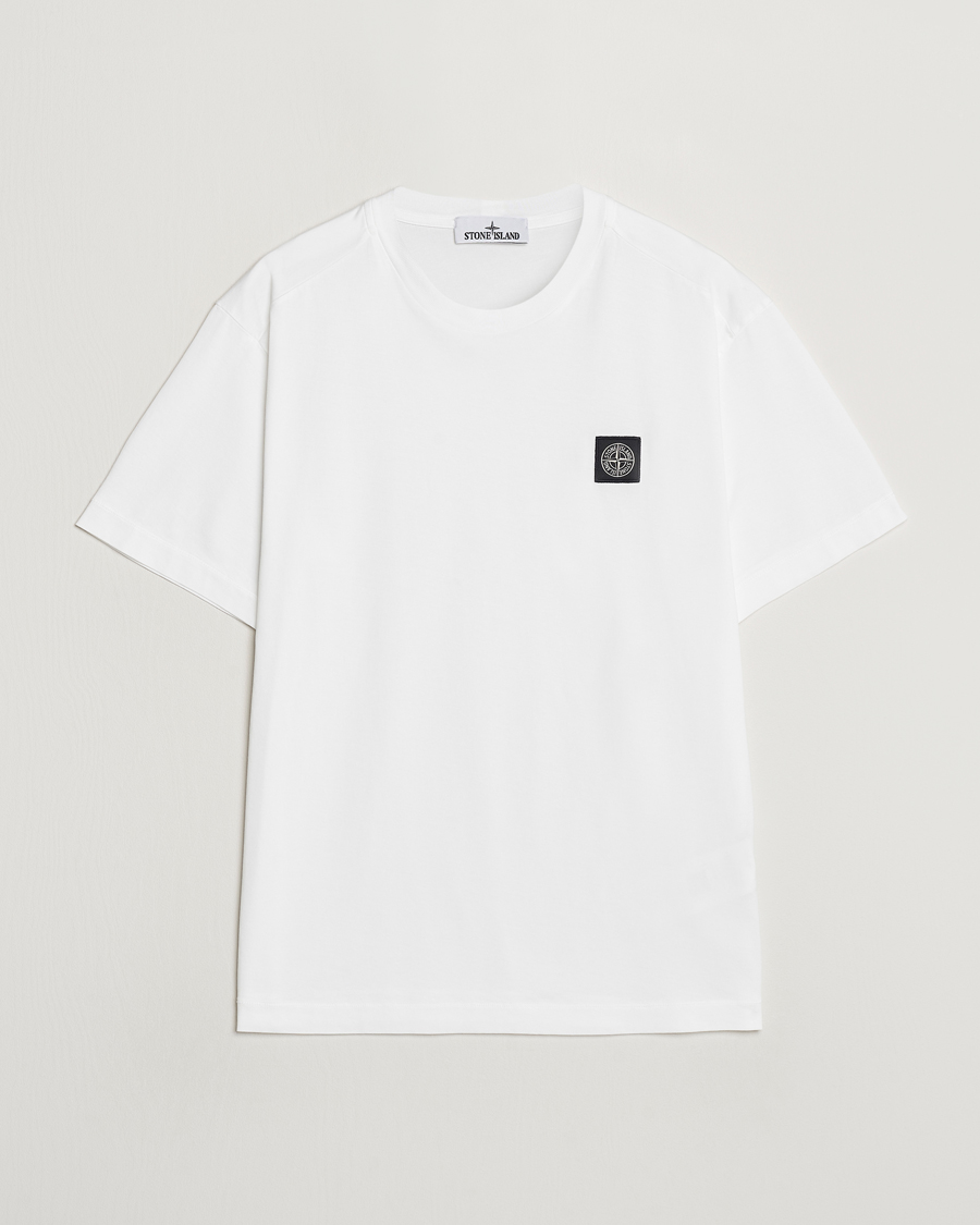 Herr | T-Shirts | Stone Island | Garment Dyed Jersey T-Shirt White