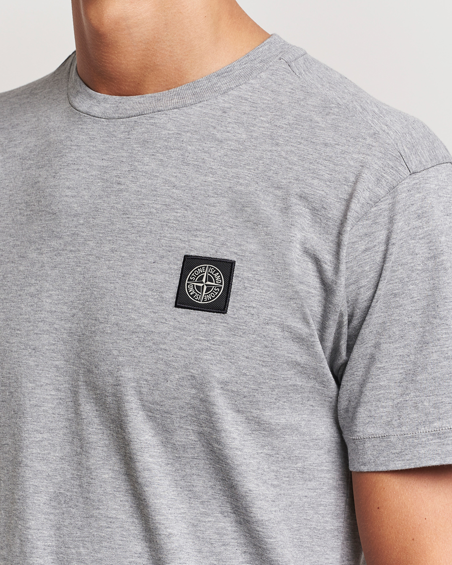 Herr | T-Shirts | Stone Island | Garment Dyed Jersey T-Shirt Melange Grey