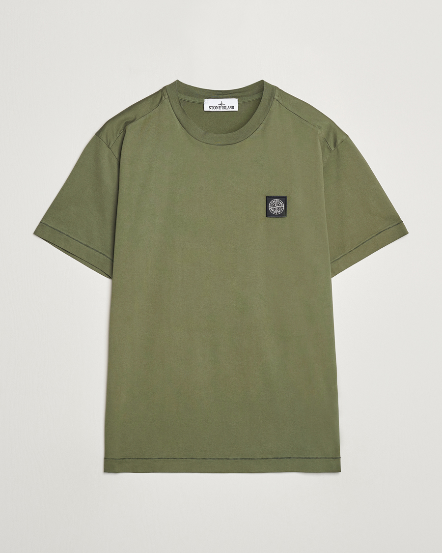 Herr | T-Shirts | Stone Island | Garment Dyed Jersey T-Shirt Musk