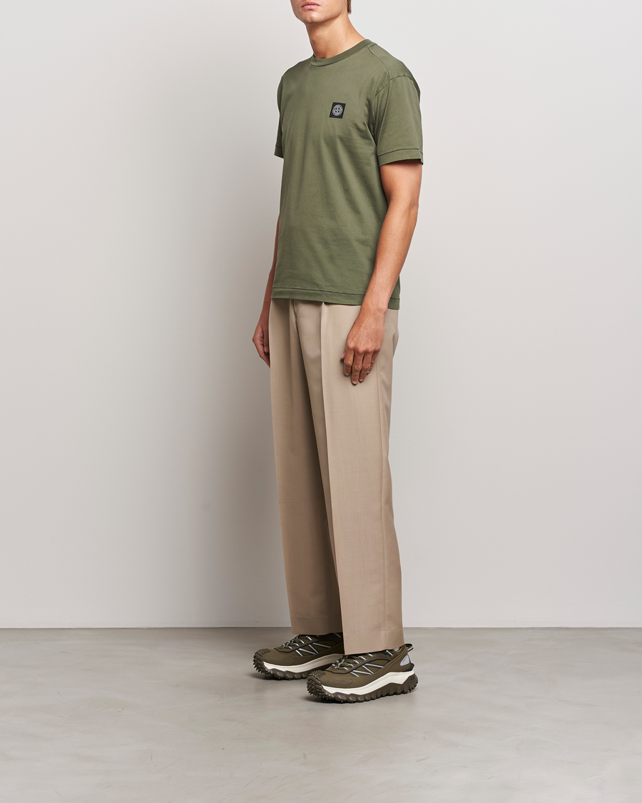 Herr | T-Shirts | Stone Island | Garment Dyed Jersey T-Shirt Musk