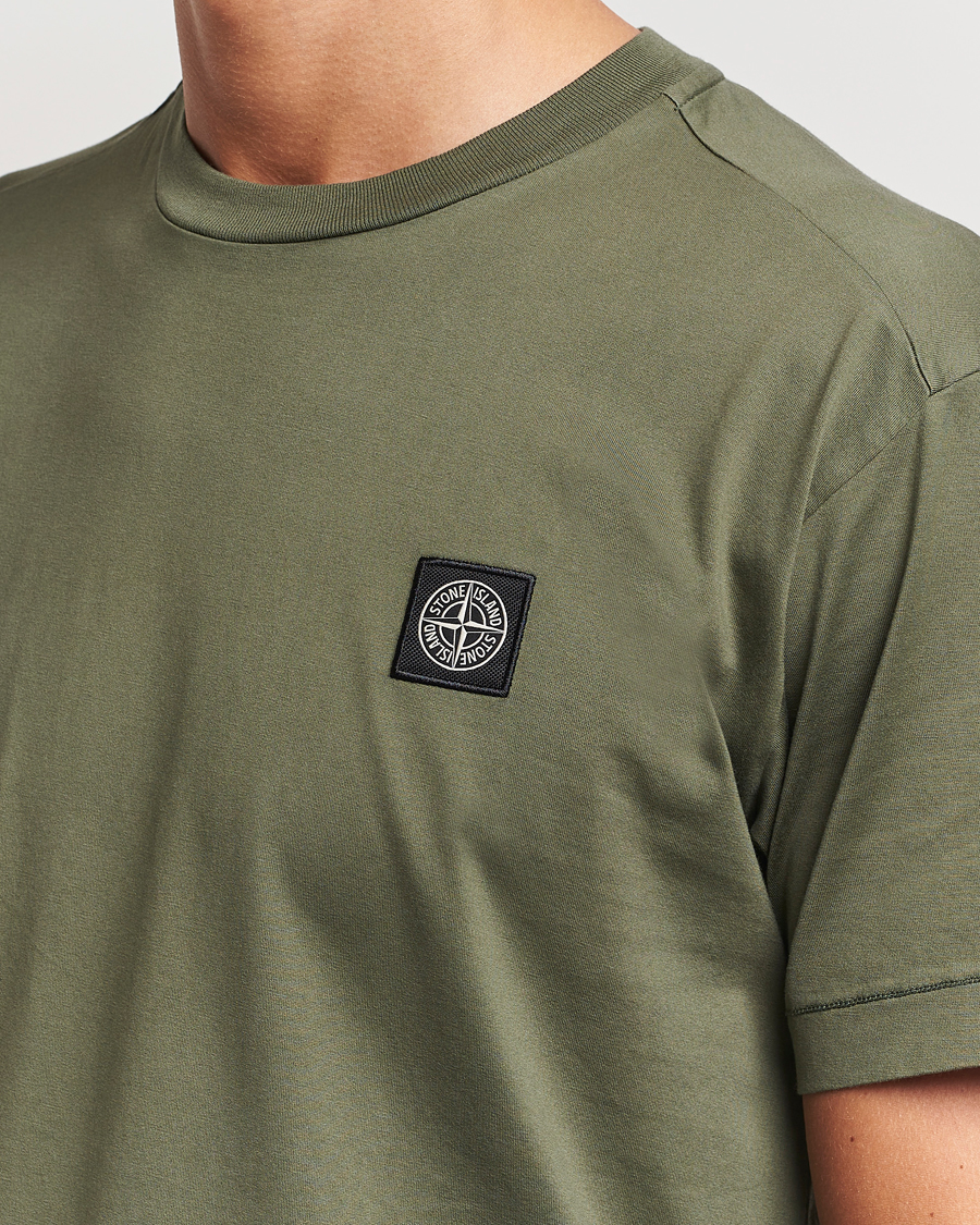Herr | T-Shirts | Stone Island | Garment Dyed Jersey T-Shirt Musk