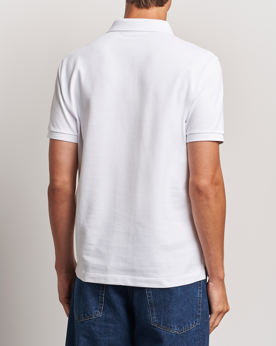 Herr | Pikéer | Stone Island | Cotton Pique Polo White