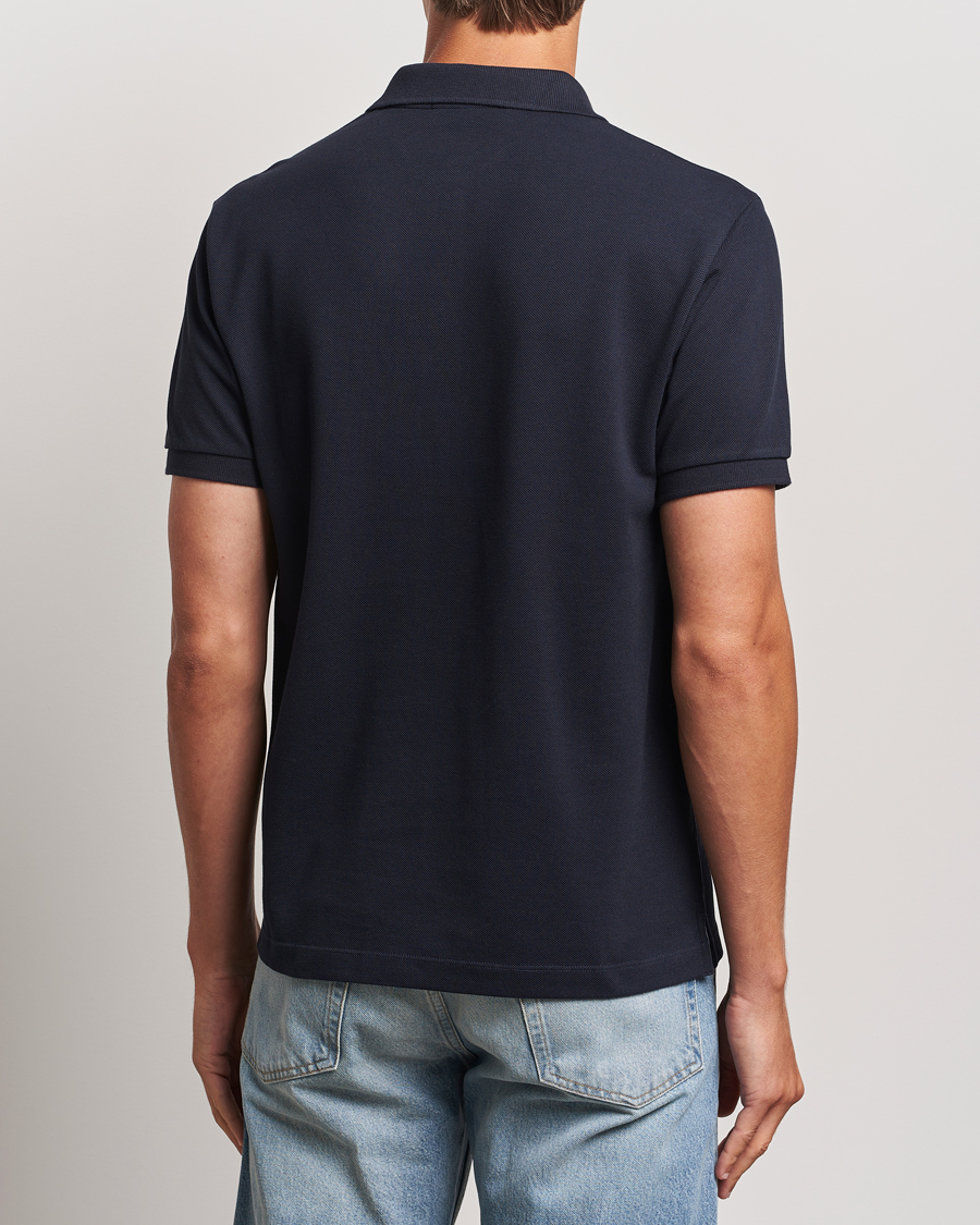 Herr | Pikéer | Stone Island | Cotton Pique Polo Navy Blue