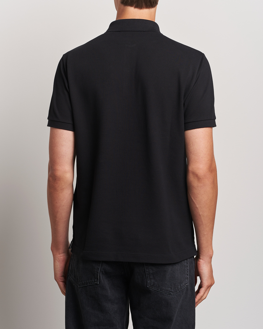 Herr | Pikéer | Stone Island | Cotton Pique Polo Black