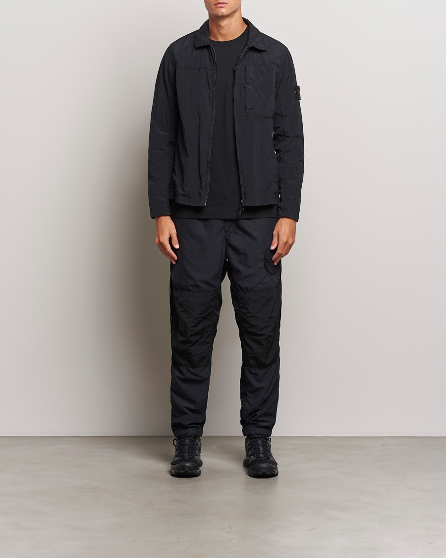 Herr | Byxor | Stone Island | Washed Nylon Jogger Pants Black
