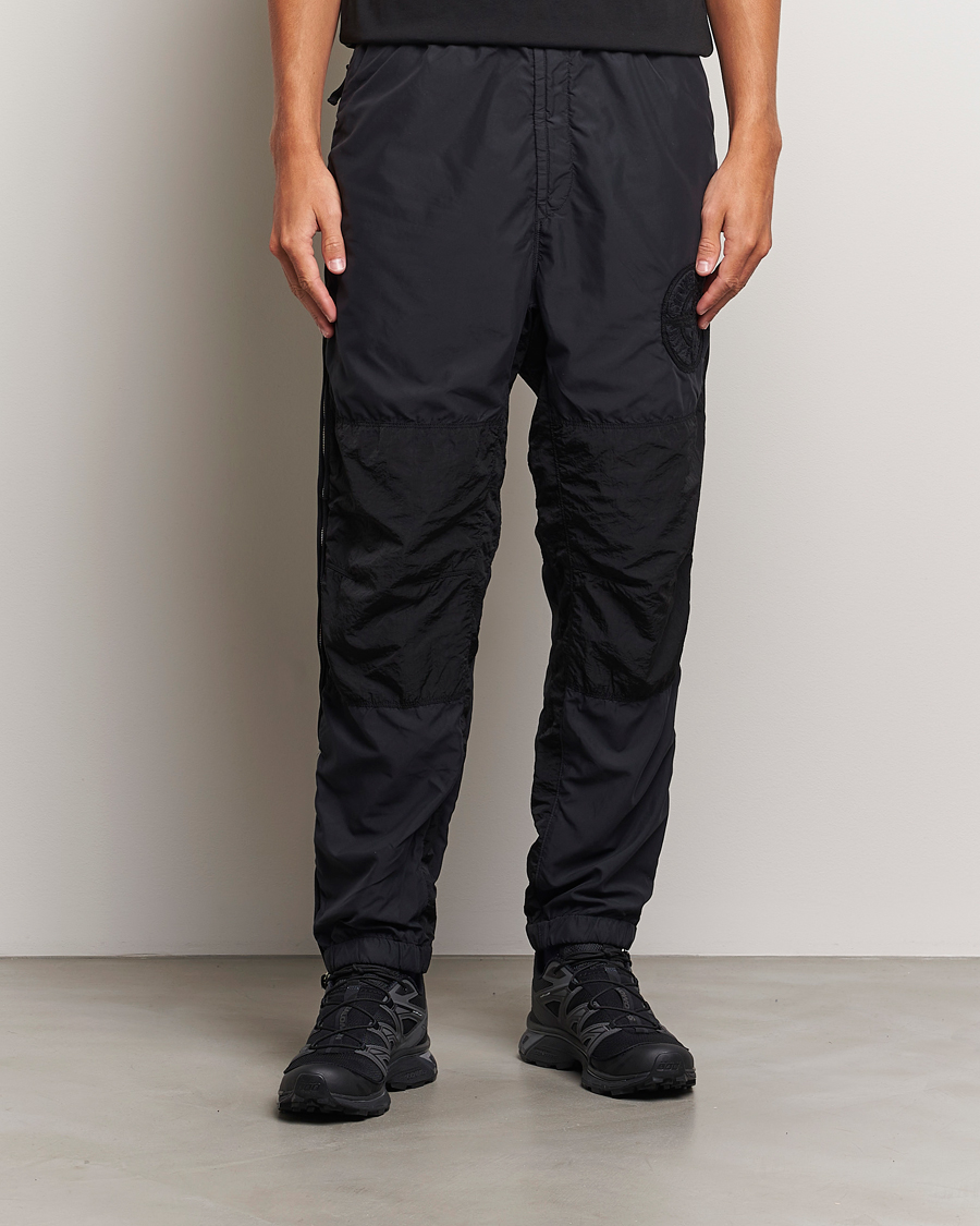Herr | Byxor | Stone Island | Washed Nylon Jogger Pants Black
