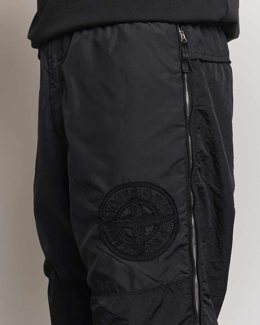 Herr | Byxor | Stone Island | Washed Nylon Jogger Pants Black