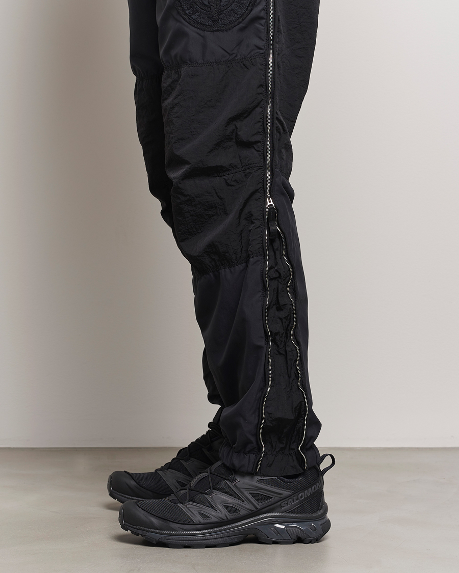 Herr | Byxor | Stone Island | Washed Nylon Jogger Pants Black