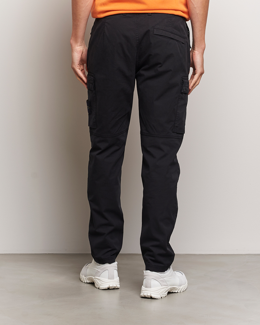 Herr | Byxor | Stone Island | Stretch Cotton Gabardine Trousers Black