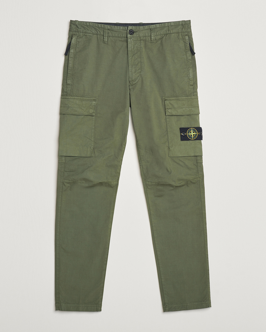 Herr | Byxor | Stone Island | Stretch Cotton Gabardine Trousers Musk
