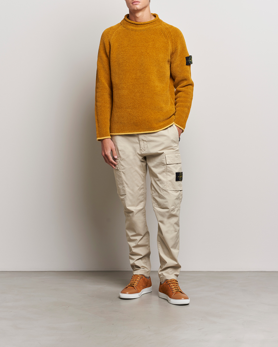 Herr | Byxor | Stone Island | Stretch Cotton Gabardine Trousers Plaster