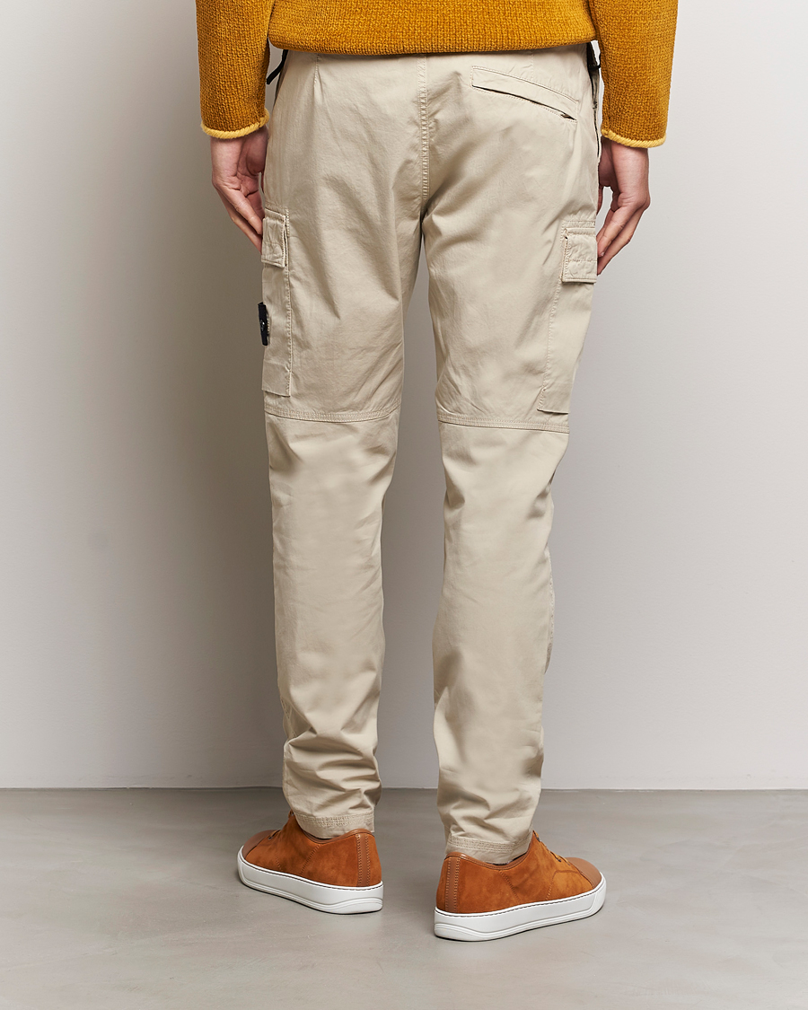 Herr | Byxor | Stone Island | Stretch Cotton Gabardine Trousers Plaster