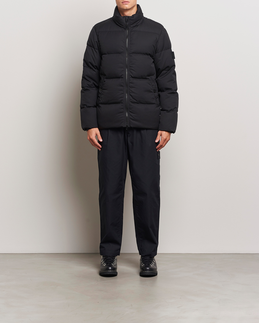 Herr | Byxor | Stone Island | Ghost Cotton Ventile Pants Black