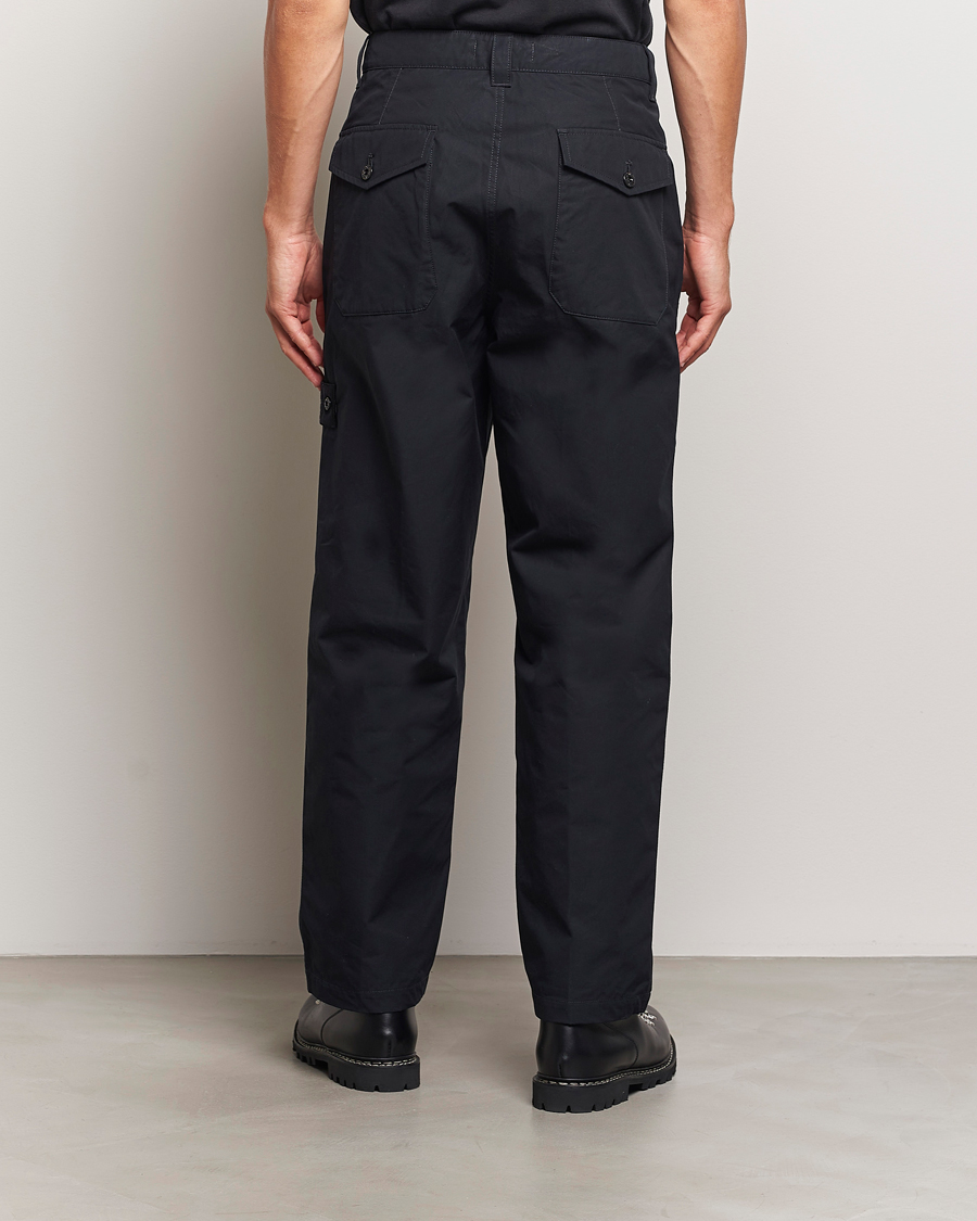 Herr | Byxor | Stone Island | Ghost Cotton Ventile Pants Black