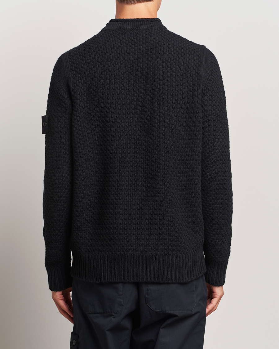 Herr | Tröjor | Stone Island | Ghost Knitted Geelong Mock Neck Black