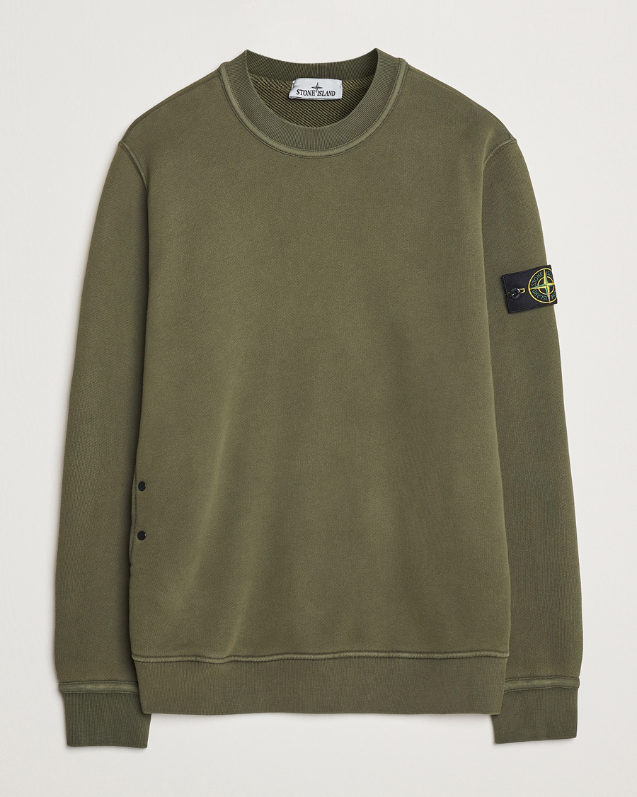 Herr | Tröjor | Stone Island | Old Dyed Cotton Sweatshirt Musk