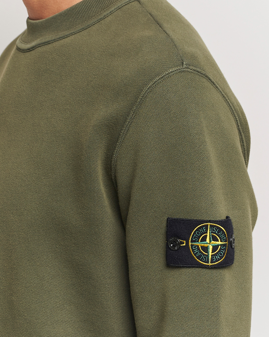 Herr | Tröjor | Stone Island | Old Dyed Cotton Sweatshirt Musk