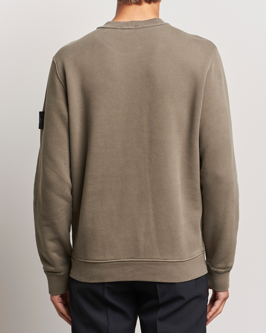 Herr | Tröjor | Stone Island | Old Dyed Cotton Sweatshirt Walnut