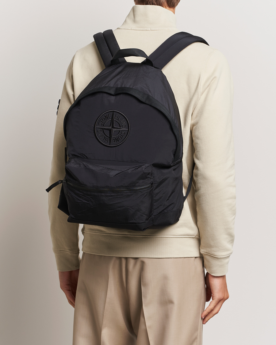 Herr | Stone Island Nylon Metal Backpack Black | Stone Island | Nylon Metal Backpack Black