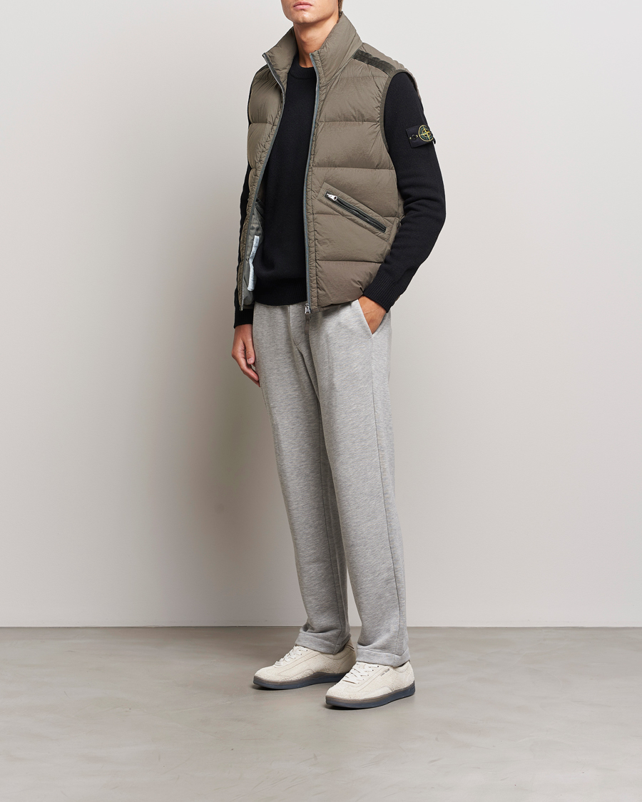 Herr | Jackor | Stone Island | Nylon Down-TC Vest Walnut