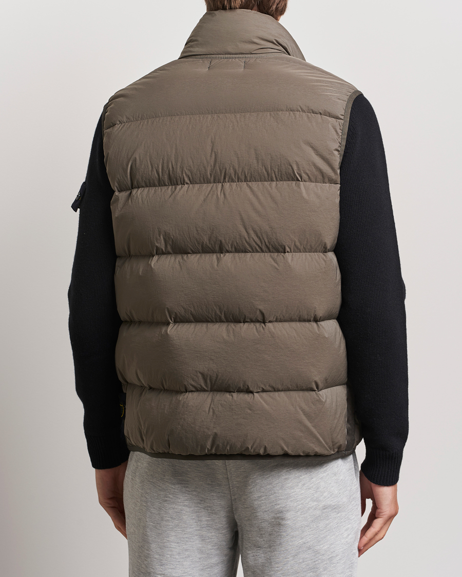 Herr | Jackor | Stone Island | Nylon Down-TC Vest Walnut