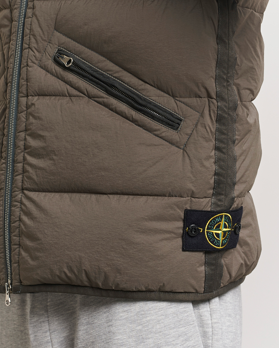 Herr | Jackor | Stone Island | Nylon Down-TC Vest Walnut