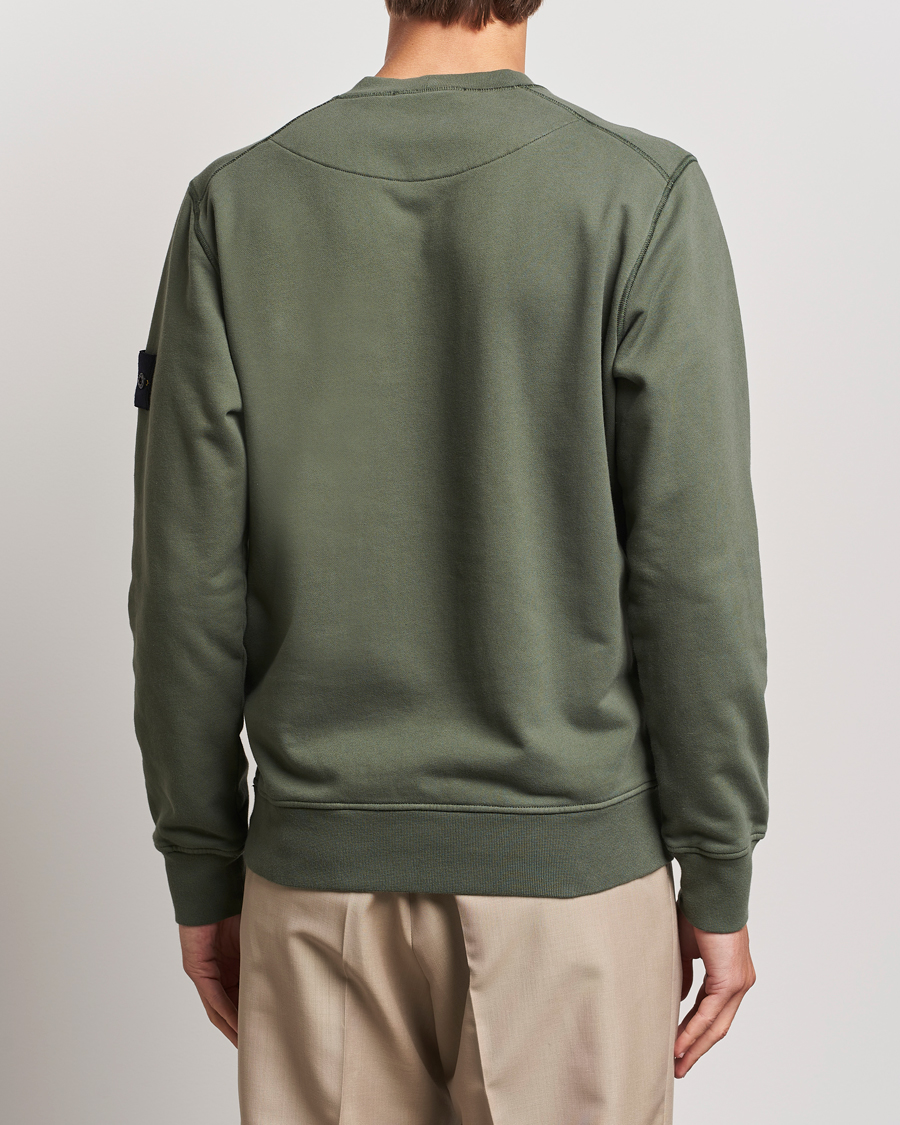 Herr | Tröjor | Stone Island | Garment Dyed Fleece Sweatshirt Musk