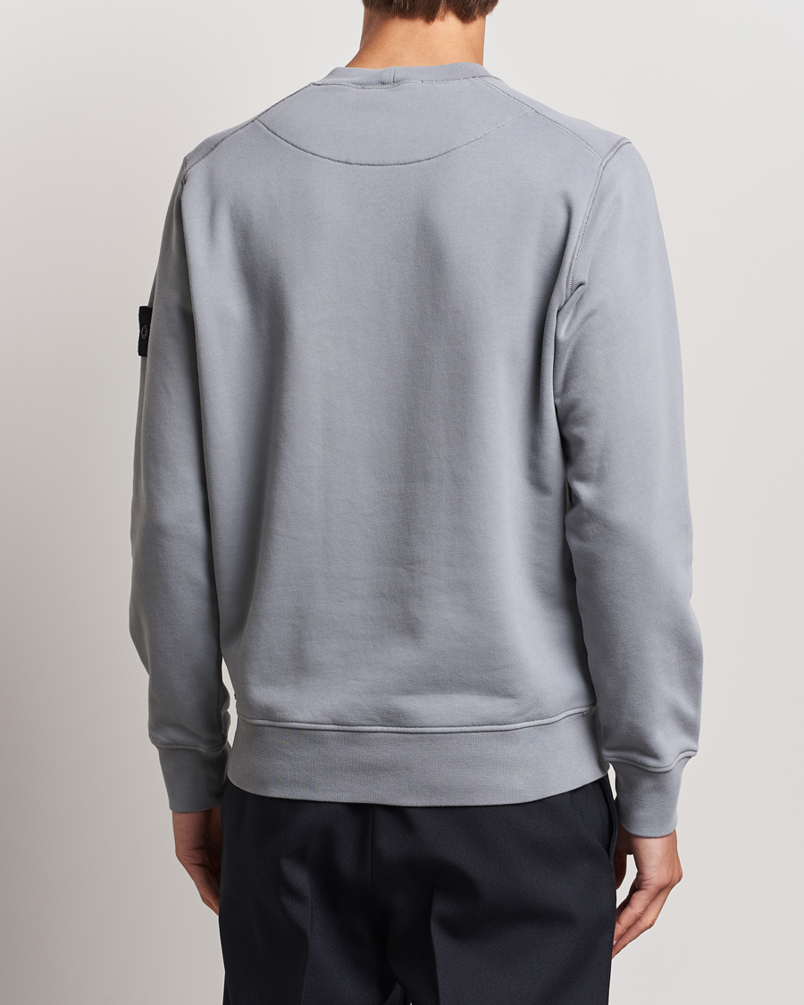 Herr | Tröjor | Stone Island | Garment Dyed Fleece Sweatshirt Grey Green