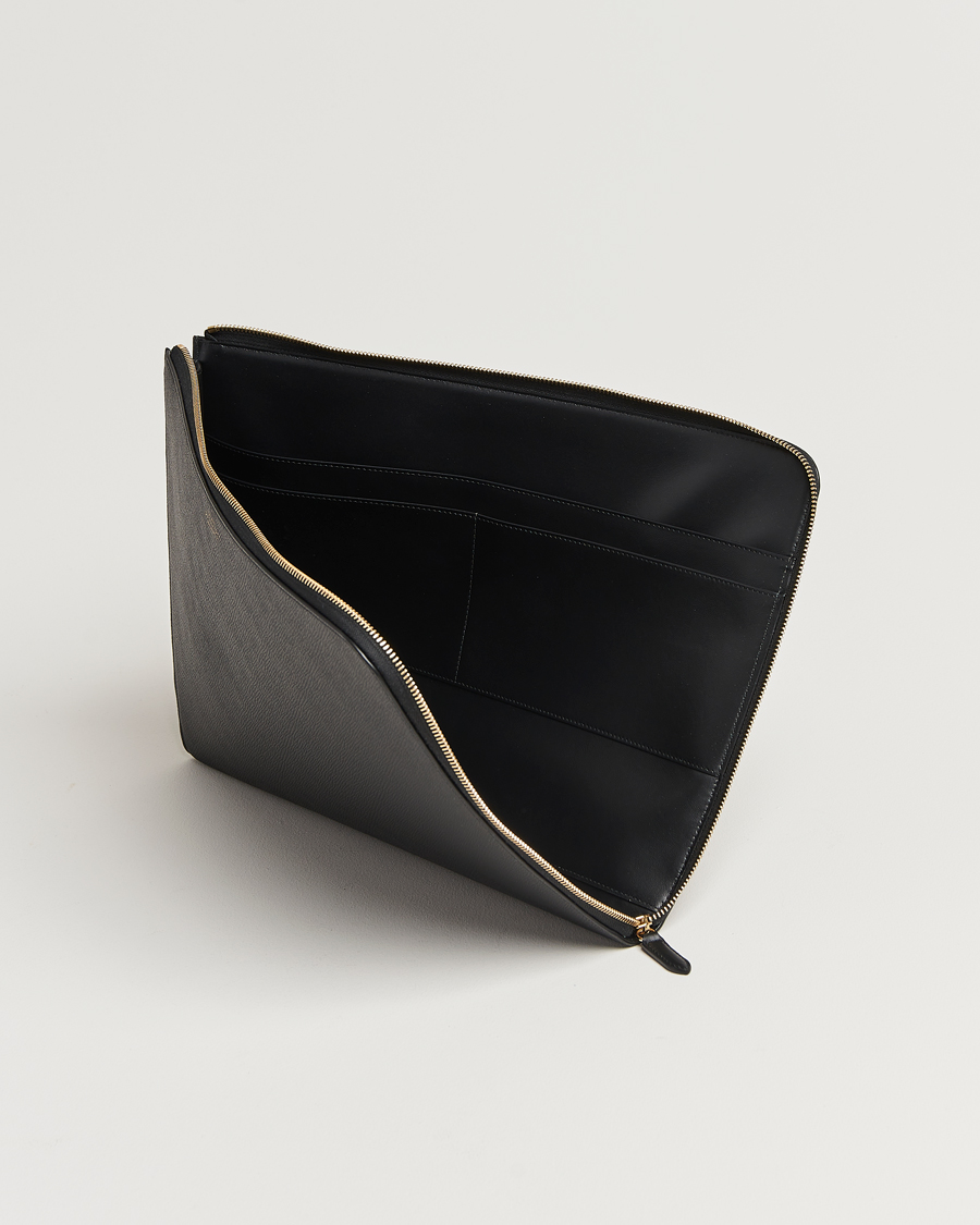 Herr | Väskor | Smythson | Panama Large Laptop Case Black