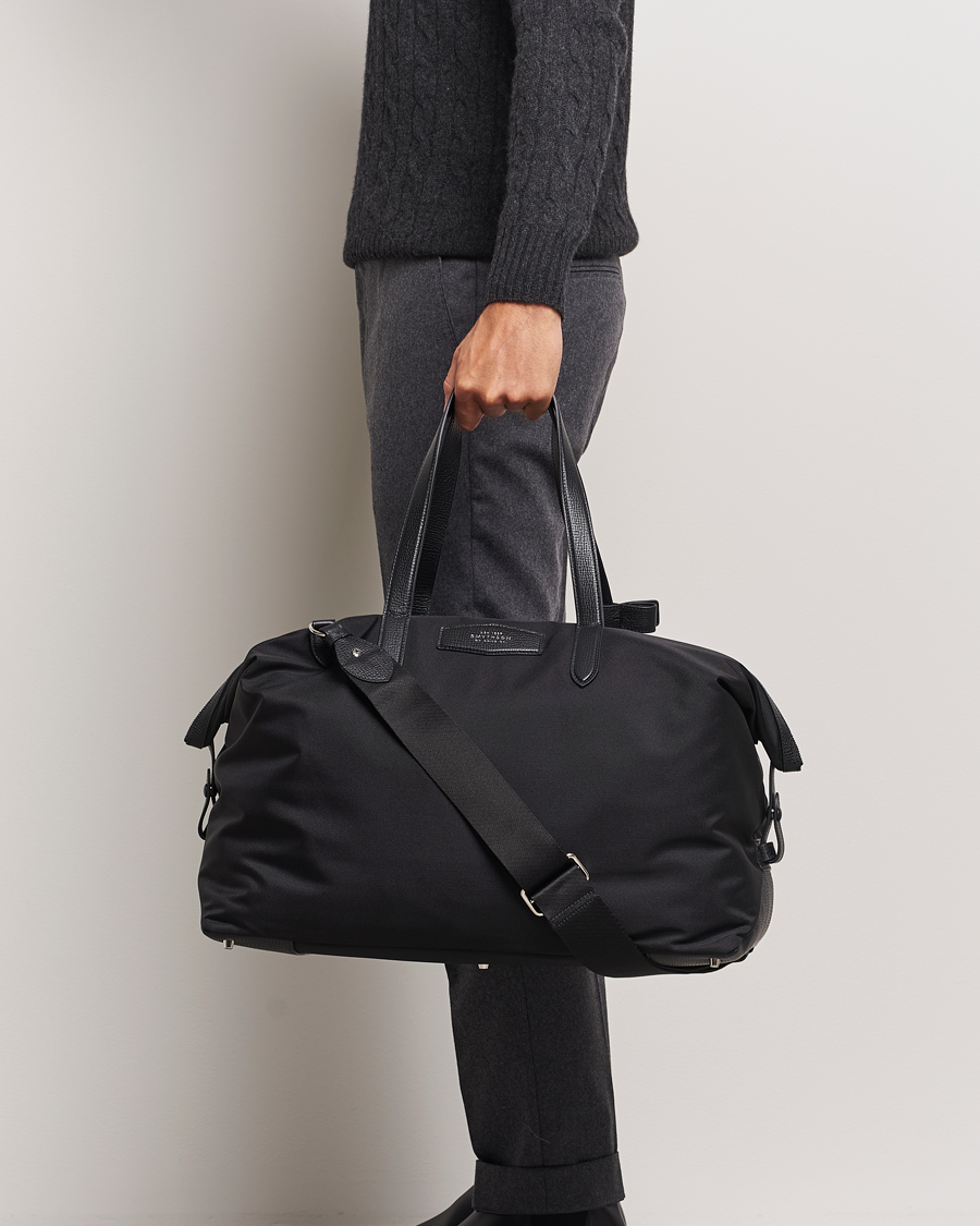 Herr | Väskor | Smythson | Canvas Norton Travel Bag Black