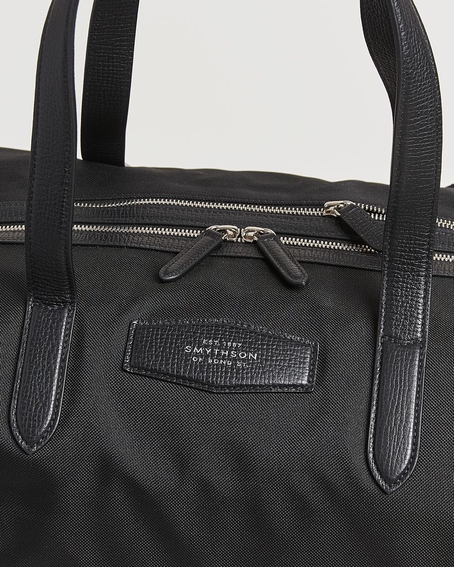 Herr | Väskor | Smythson | Canvas Norton Travel Bag Black
