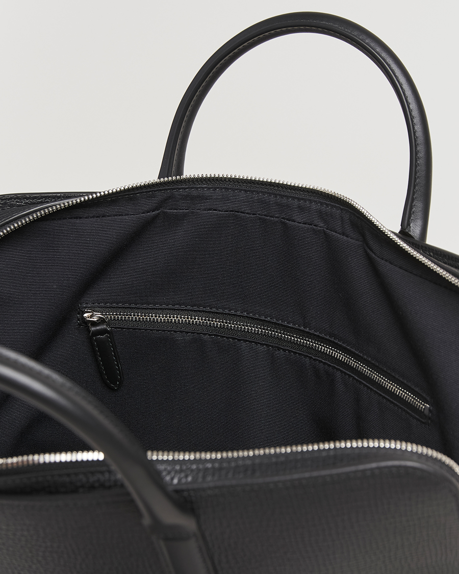 Herr | Väskor | Smythson | Ludlow Ultra Slim Brefcase With Zip Front Black