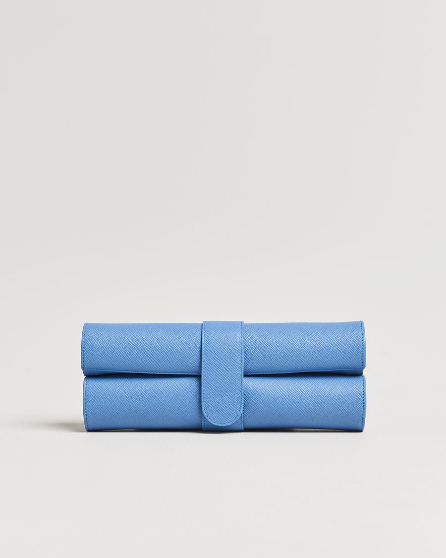 Herr | Spel & fritid | Smythson | Panama Chess Roll Nile Blue