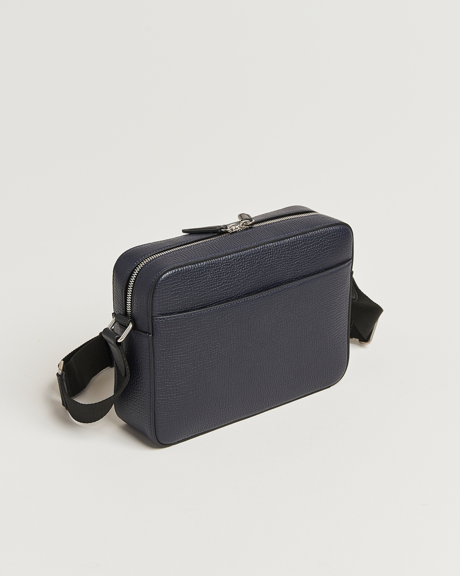 Herr | Väskor | Smythson | Ludlow Zip Crossbody Bag Navy