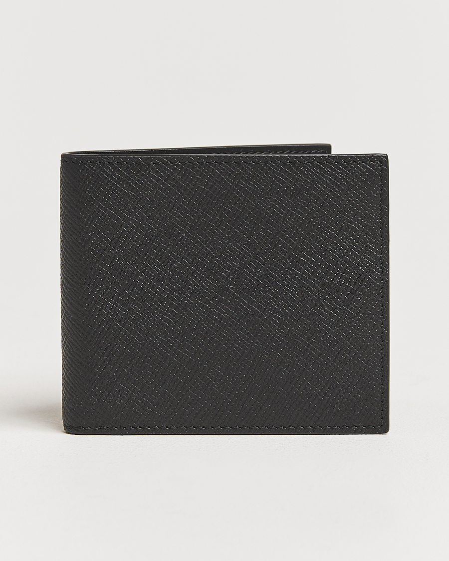 Herr | Plånböcker | Smythson | Panama 6 Card Leather Wallet Black