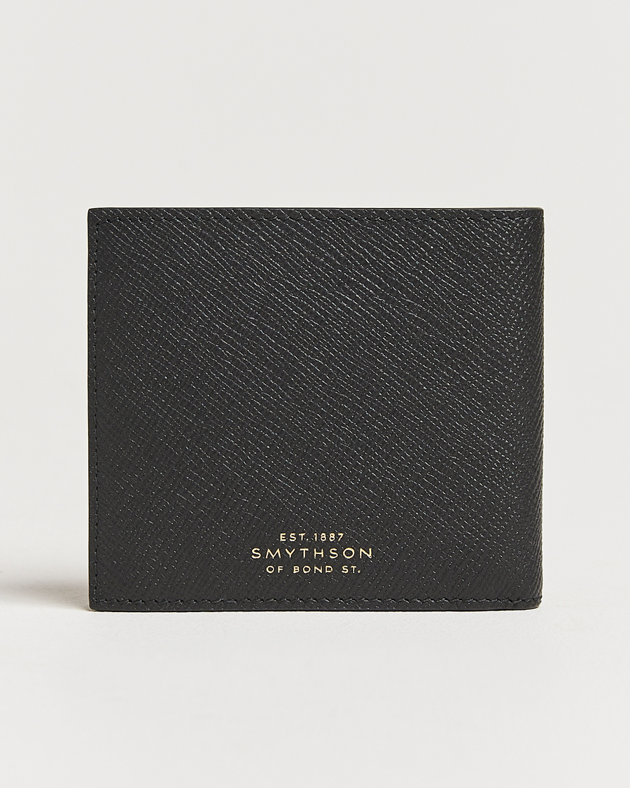 Herr | Plånböcker | Smythson | Panama 6 Card Leather Wallet Black