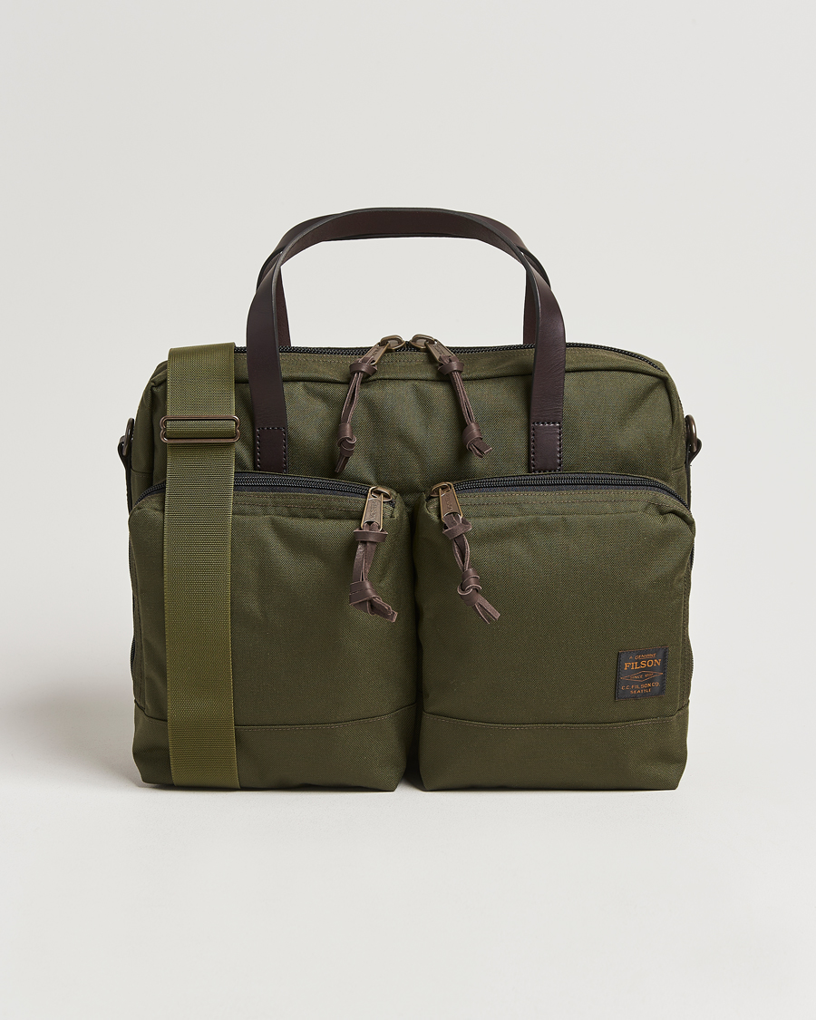 Herr | Väskor | Filson | Dryden Cordura Nylon Briefcase Otter Green