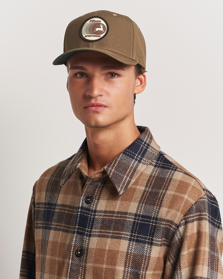 Herr | Filson Dry Tin Logger Cap Marsh Olive | Filson | Dry Tin Logger Cap Marsh Olive