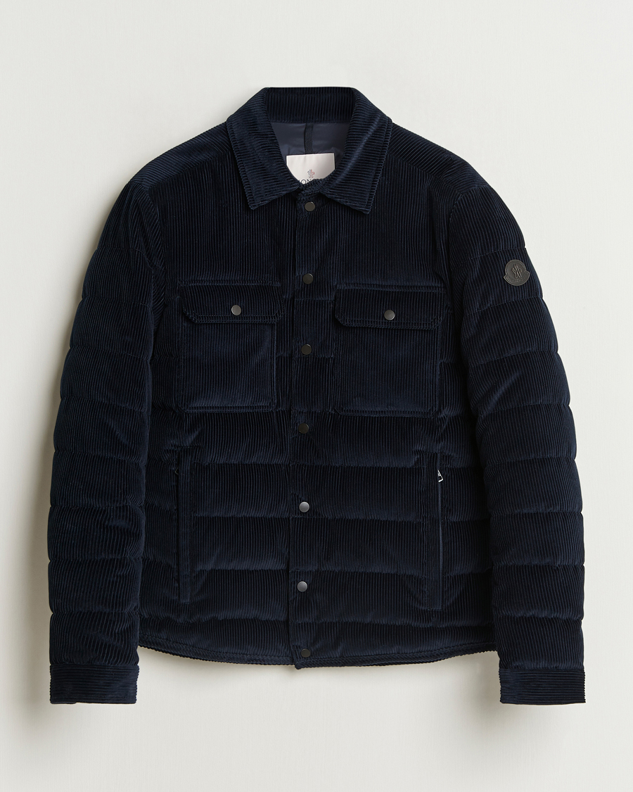 Herr | Jackor | Moncler | Gasserhof Down Shirt Jacket Navy