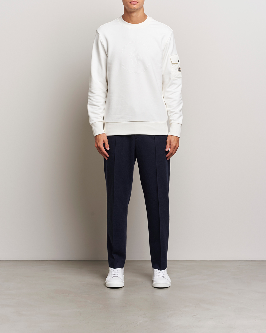 Herr | Tröjor | Moncler | Pocket Sleeve Sweatshirt Off White