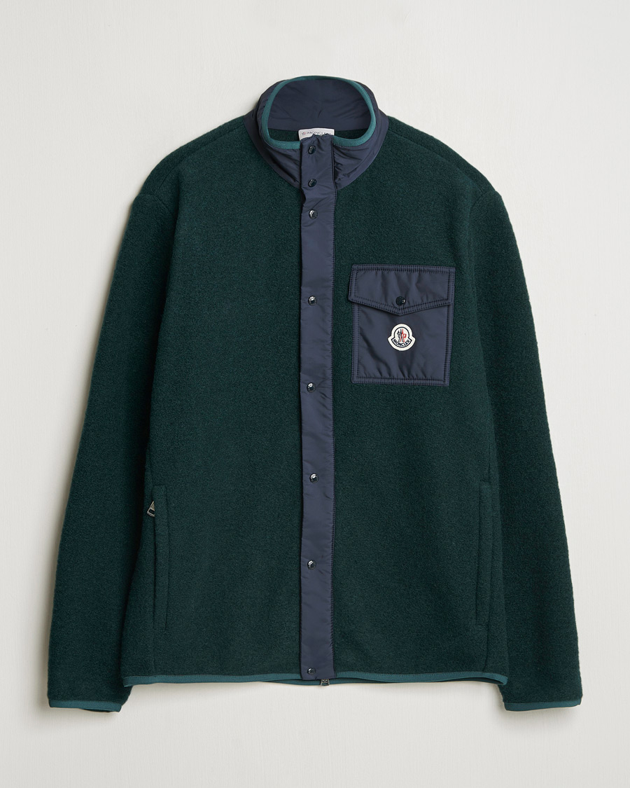 Herr | Tröjor | Moncler | Full Zip Pocket Cardigan Navy