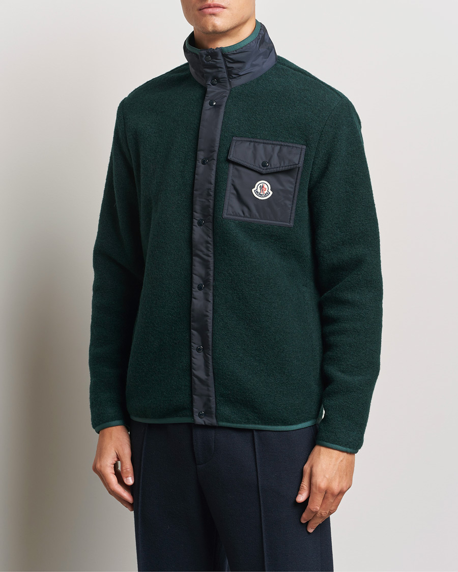 Herr | Tröjor | Moncler | Full Zip Pocket Cardigan Navy
