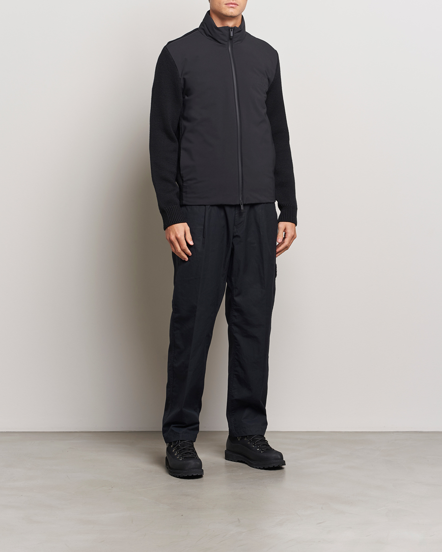 Herr | Tröjor | Moncler | Hybrid Zip Cardigan Black