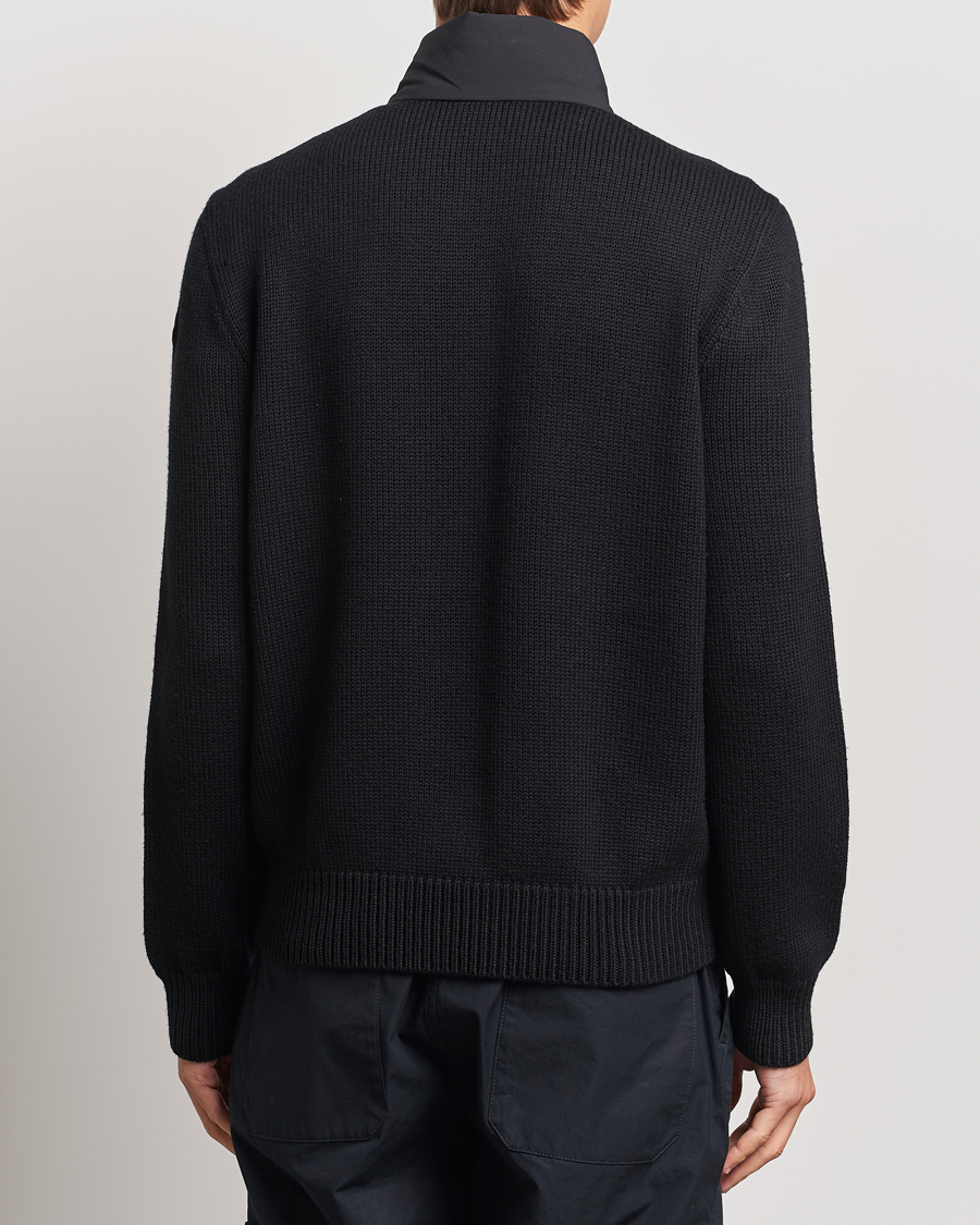 Herr | Tröjor | Moncler | Hybrid Zip Cardigan Black