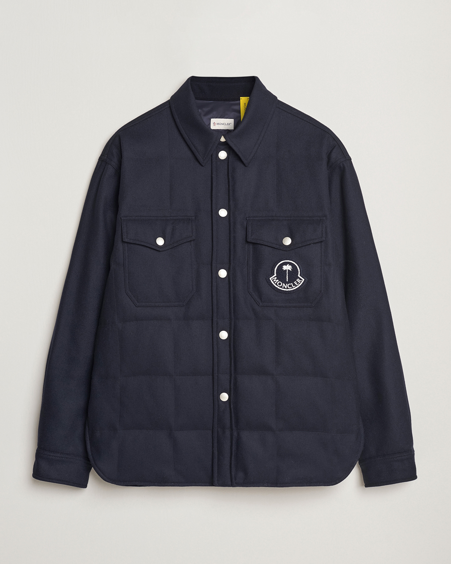 Herr | Jackor | Moncler Genius | X Palm Angels Shirt Jacket Navy
