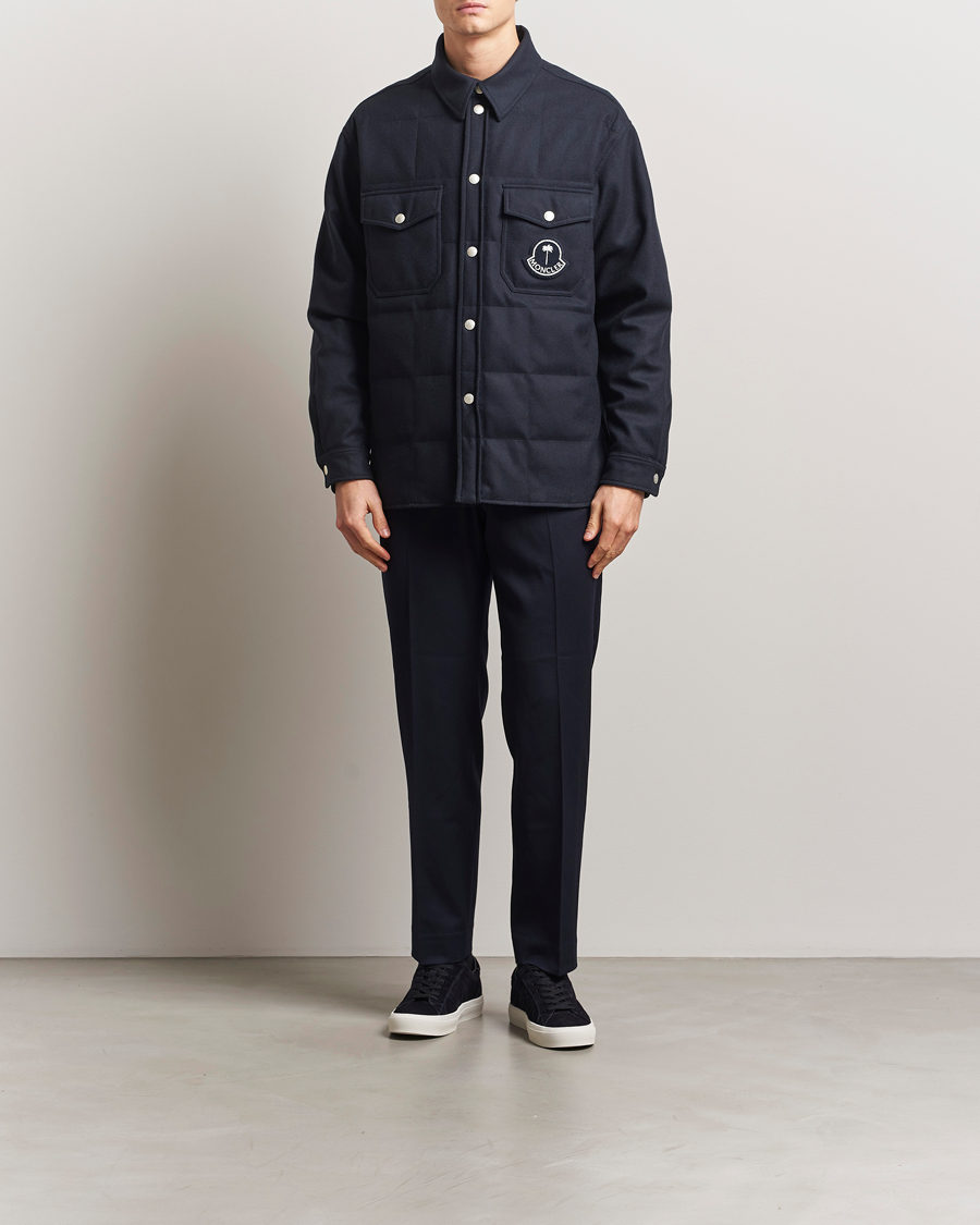 Herr | Jackor | Moncler Genius | X Palm Angels Shirt Jacket Navy