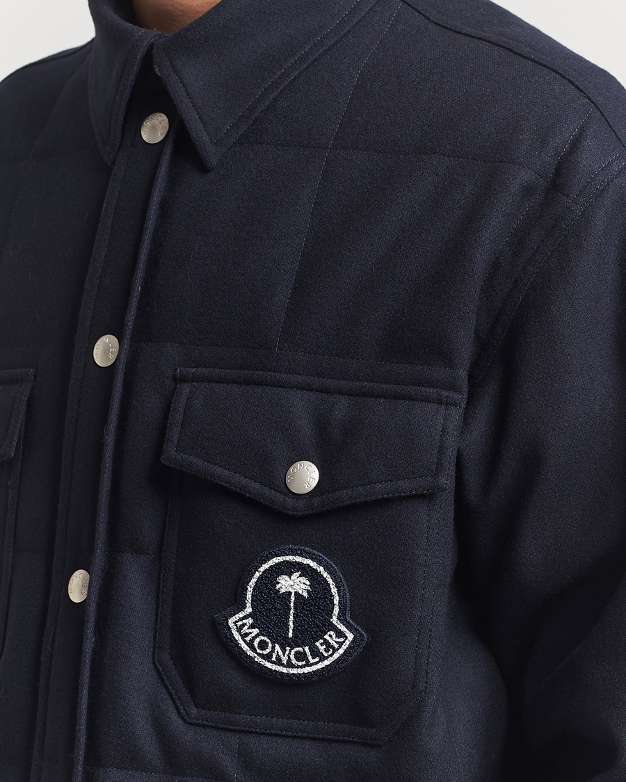 Herr | Jackor | Moncler Genius | X Palm Angels Shirt Jacket Navy