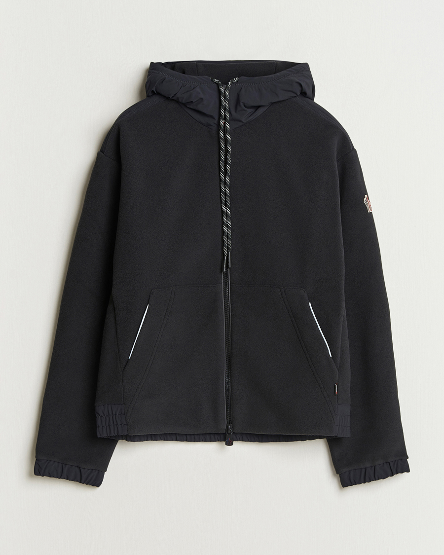 Herr | Tröjor | Moncler Grenoble | Fleece Full Zip Cardigan Black